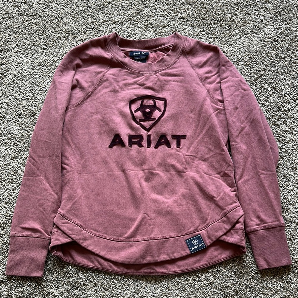 Ariat Dusty Rose Logo Sweatshirt